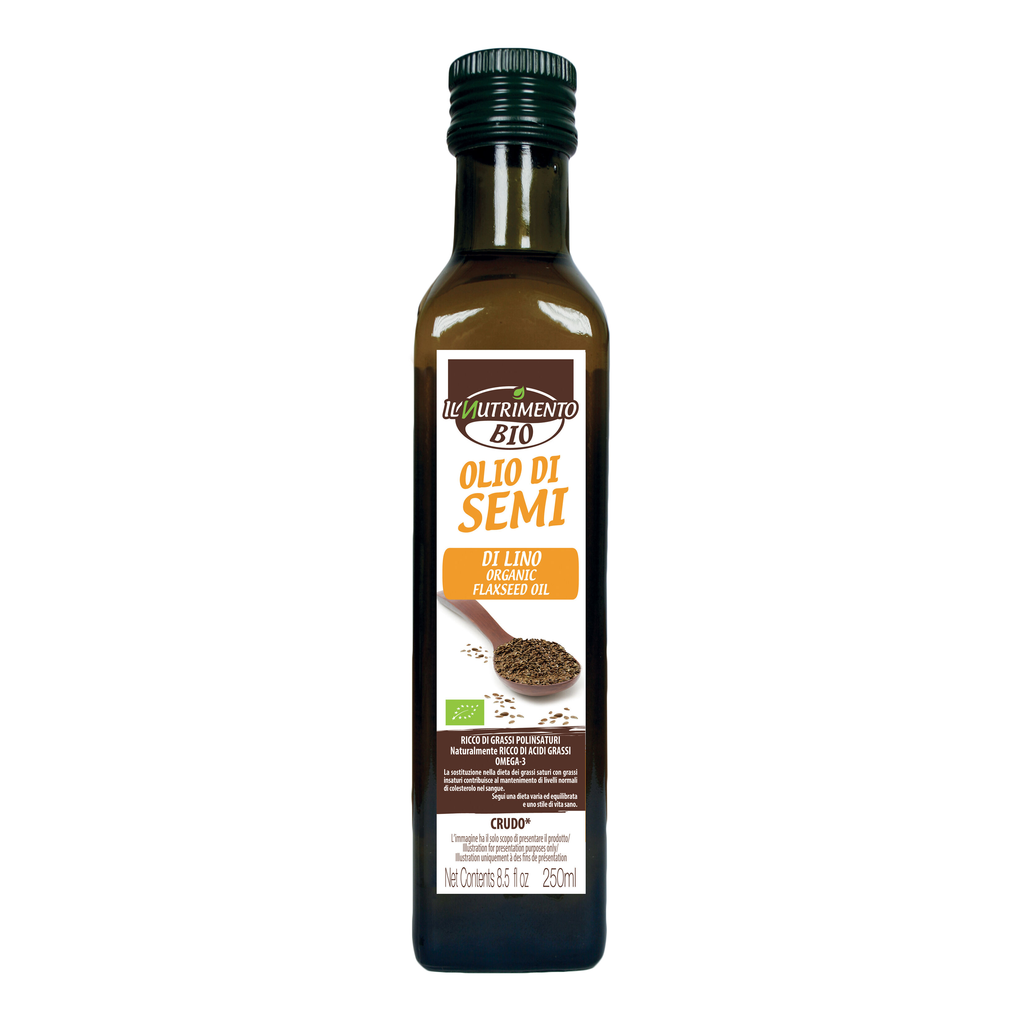 probios spa societa' benefit nut olio di semi di lino 250ml