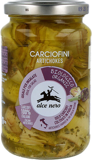 alce nero spa alce carciofini sott'olio 330 g