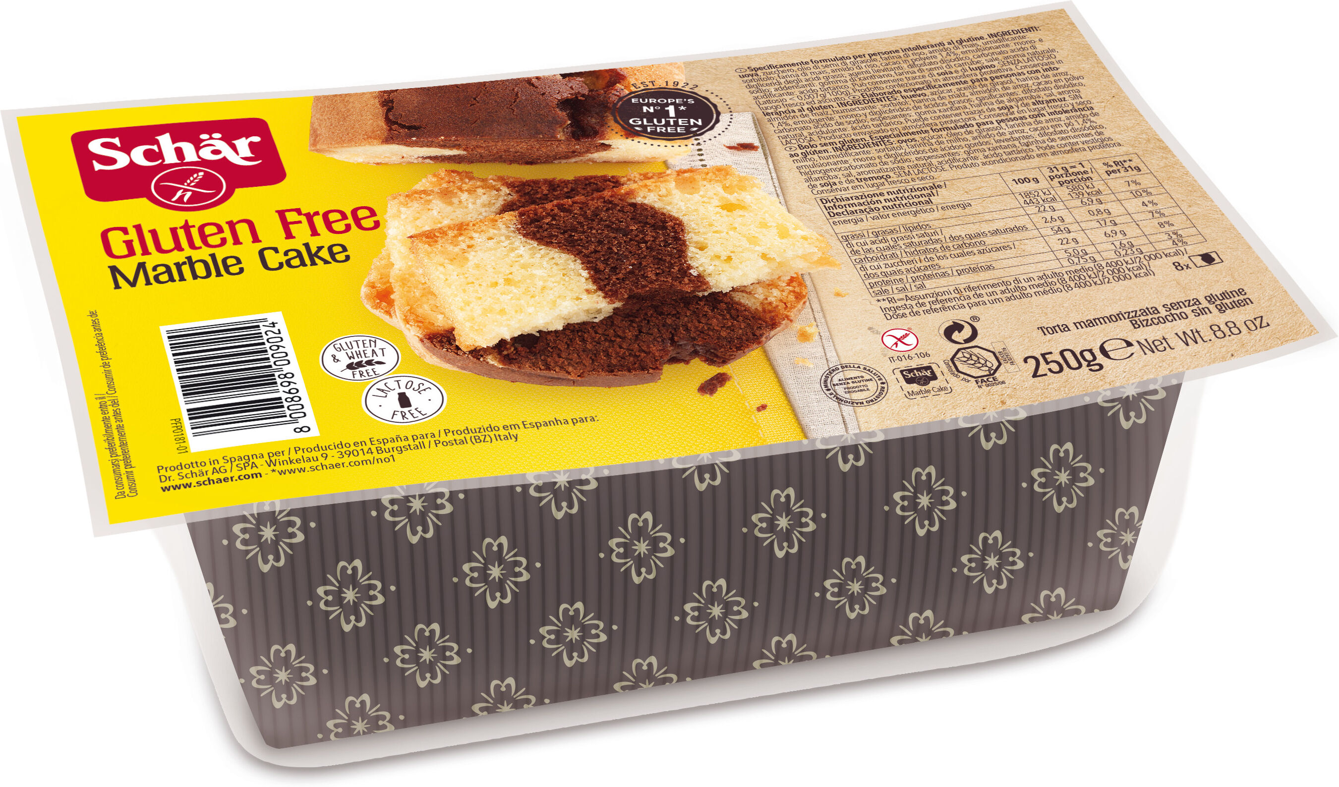 dr.schar spa schar marble cake 250g