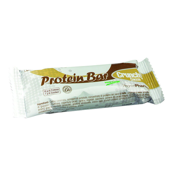 promo pharma protein bar crunchy cocco 45g