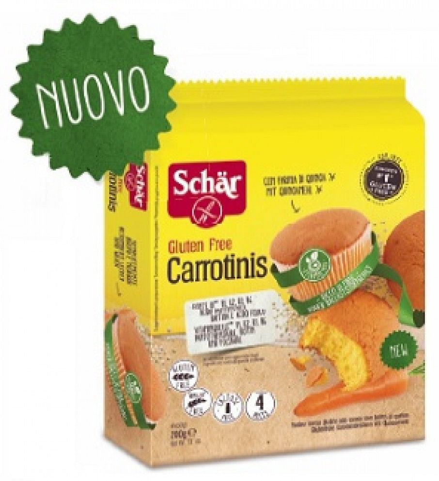 Dr.Schar Spa Schar Carrotinis Tortine Alla Carota 4 Porzioni Da 50 G