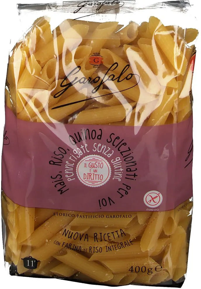 Pastificio Lucio Garofalo Spa Garofalo Penne Rigate Senza Glutine 400 G