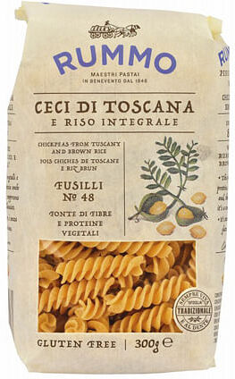 Rummo Spa Rummo Fusilli N 48 Ceci Di Toscana E Riso Integrale 300 G