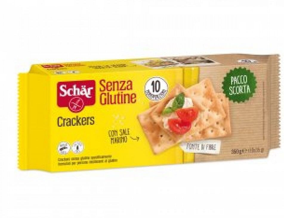 Schar Crackers Senza Lattosio Pacco Scorta 10 Monoporzioni Da 35 G