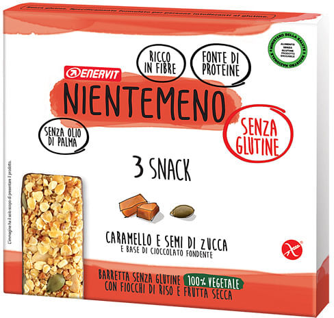 Enervit Nientemeno En Barretta Caramello/semi Zucca