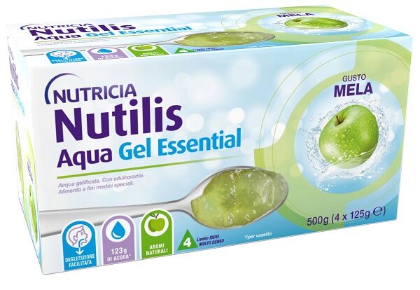 Danone Nutricia Spa Soc.Ben. Nutricia Nutilis Aqua Essential Gel Mela 4x125g