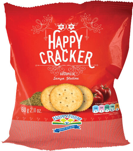 Happy Farm Co. Srl Happy Farm Crackers Pizza 60g