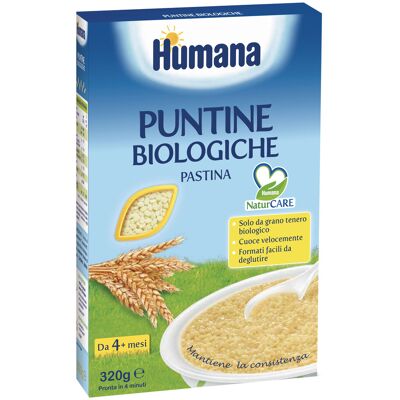 Humana Italia Pastina Biologica per Bebé - Farina di grano tenero Humana Italia Pastina Biologica per Bebé - Farina di grano tenero