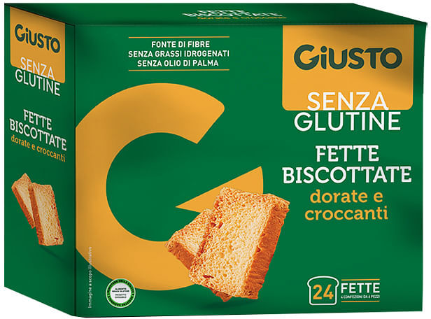 Farmafood Srl Giusto Senza Glutine Fette Biscottate 150 G