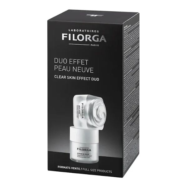 laboratoires filorga c.italia filorga duo rituale rigenerante maschera dermolevigante illuminate 50ml + maschera esfoliante riossigenante 55ml