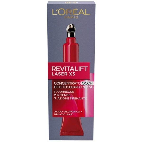 antica farmacia orlandi l'oreal revitalift laser x3 15ml.concentrato occhi effetto sguardo nuovo