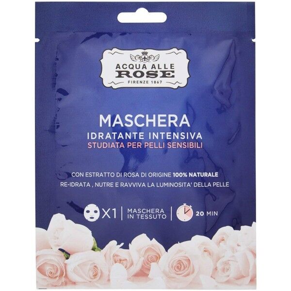 antica farmacia orlandi roberts acqua alle rose maschera viso idratante intensiva 25ml.pelli sensibili