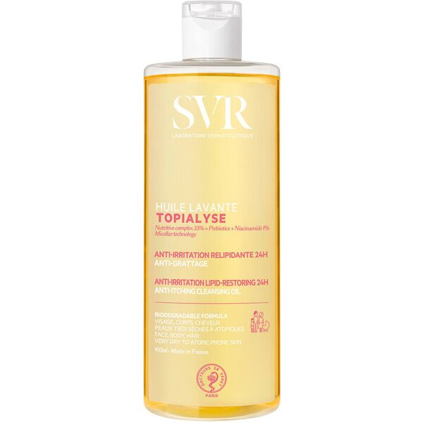 laboratoires svr svr - topialyse huile lavante 400ml nuova formula