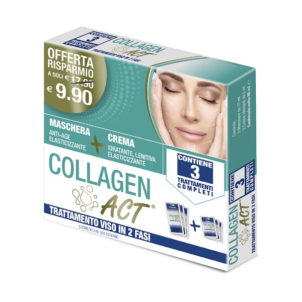 f&f srl collagen act trattamento viso 2 fasi