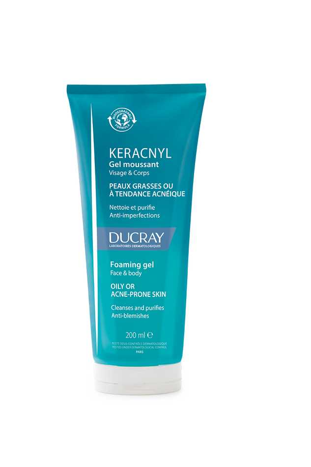 ducray keracnyl gel*det.200ml