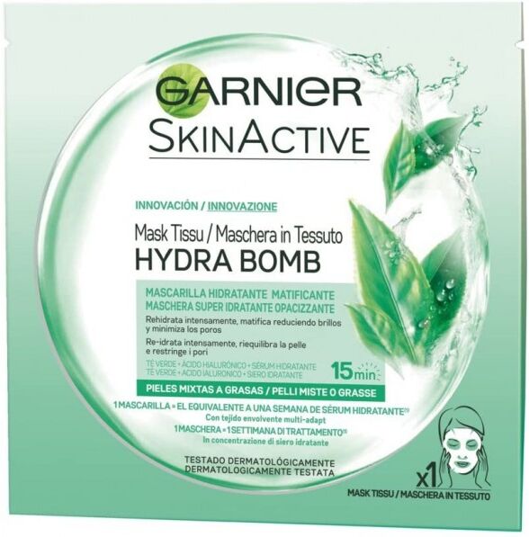 antica farmacia orlandi garnier skin active hydra bomb maschera viso super idratante opacizzante