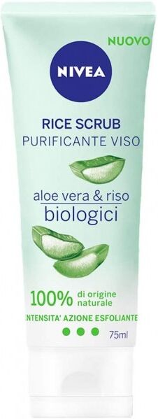 antica farmacia orlandi nivea viso rice scrub purificante viso 75ml.aloe vera e riso biologici