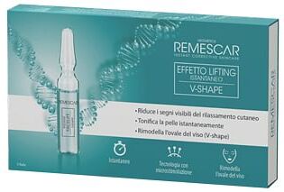 karopharma remescar effetto lifting istantaneo v shape 5 fiale x 2 ml