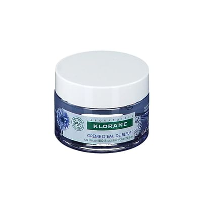 klorane gel crema risveglio fresco fiordaliso bio acido ialuronico 50 ml