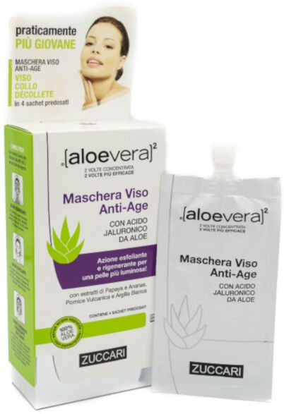 zuccari srl aloevera2 maschera viso anti - age