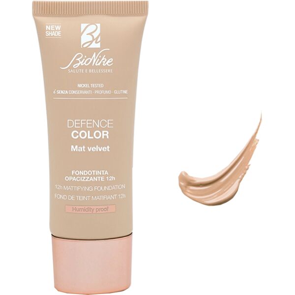 bionike defence color mat velvet fondotinta n. 402 creme nue 30ml