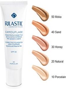 ist.ganassini spa rilastil camouflage fondotinta fluido elevata coprenza sand 40