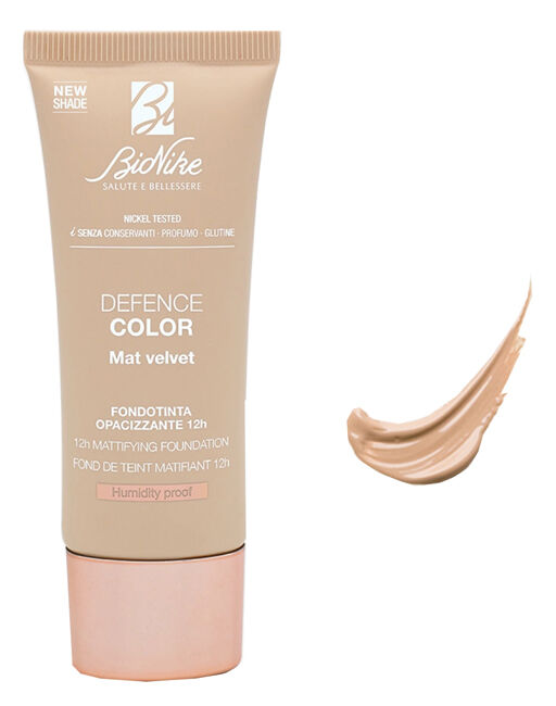 bionike defence color mat velvet fondotinta n. 402 creme nue 30ml