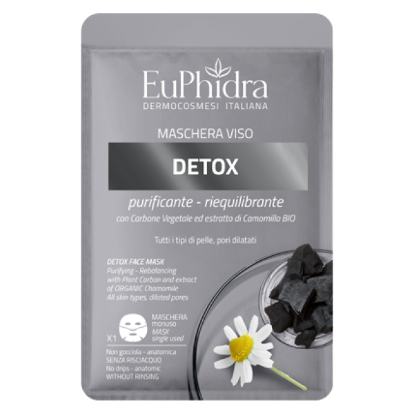 zeta farmaceutici spa maschera viso detox euphidra 1 pezzo