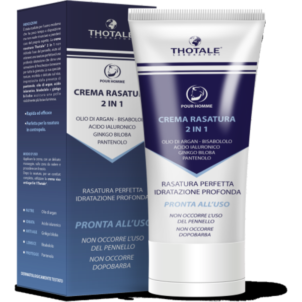 cliawalk srl unipersonale crema rasatura 2 in 1 thotale pour homme 150ml