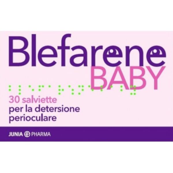 junia pharma srl blefarene baby 30 salviette detersione perioculare