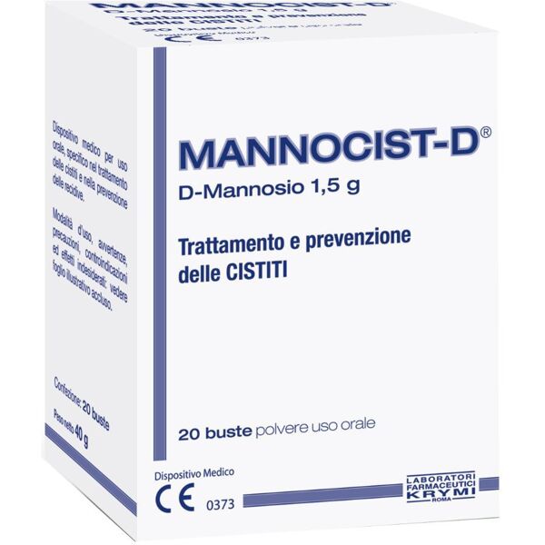 polifarma benessere srl mannocist-d 20 bust.1,5g