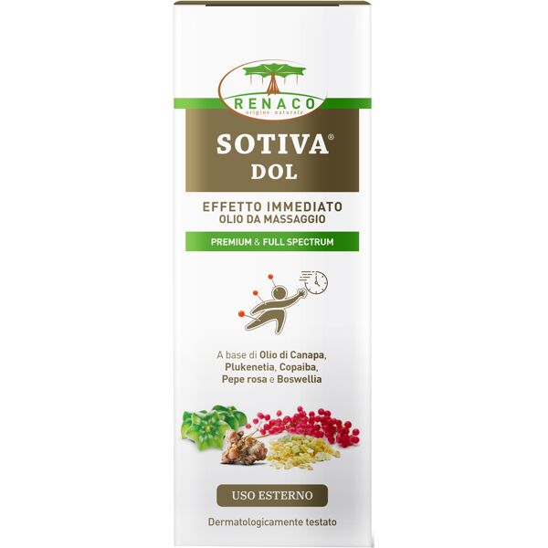 renaco italia r.i. group srl sotiva dol 30ml olio massaggio