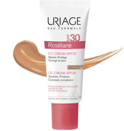 Uriage Roseliane Cc Cream Antirossori Spf30 Tinta Media 40ml