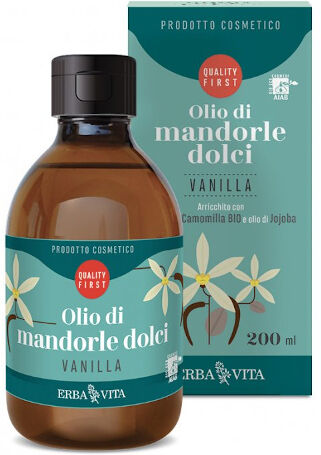 Erba Vita Olio Mandorle Dolci Profumato Vanilla