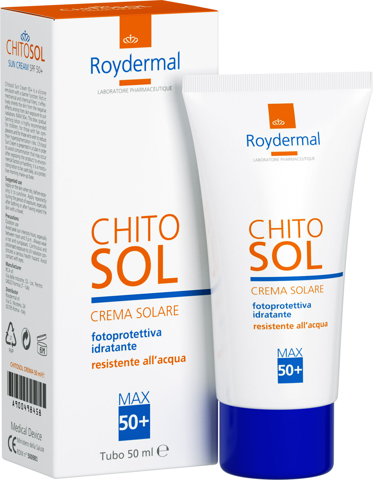 Roydermal Srl Chitosol Crema Sol Fp50+ 50ml