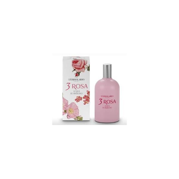 l'erbolario srl 3 rosa acqua di profumo 100ml