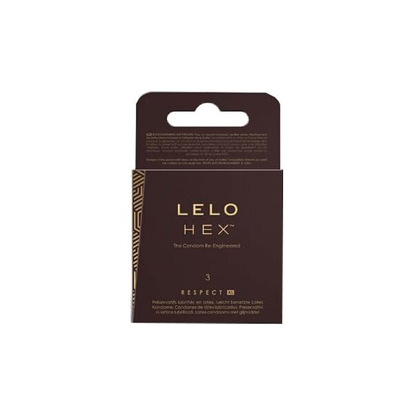 hex - leloi ab hex preservativi respect lelo 3 pezzi