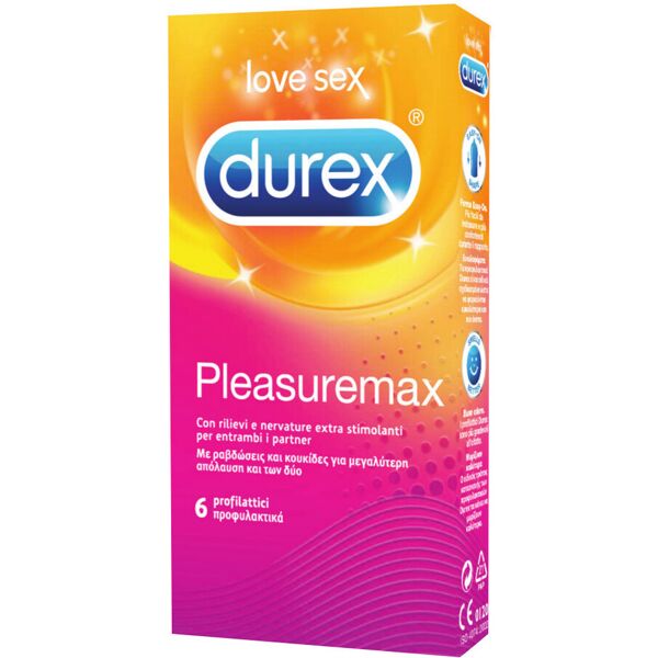 reckitt benckiser h.(it.) spa durex pleasuremax 6 profilattici