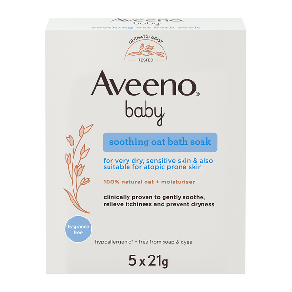 johnson & johnson aveeno baby colloidal 5x21g