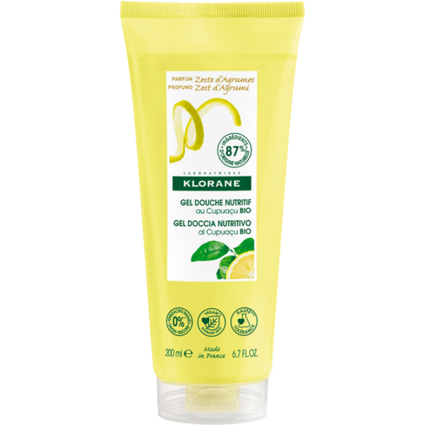 pierre fabre gel doccia nutritivo zest d'agrumi klorane 200ml