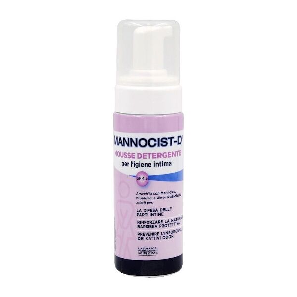 polifarma benessere mannocist-d mousse detergente antibatterico 150ml