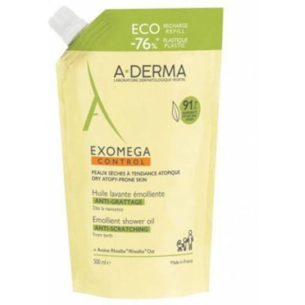 pierre fabre exomega control olio lavante emolliente a-derma ecoricarica 500ml