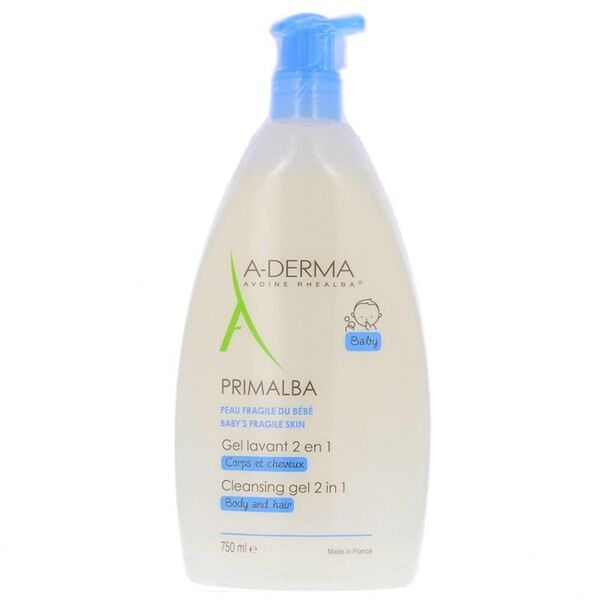 aderma (pierre fabre it.spa) primalba gel lavante 2 in 1 a-derma 750ml