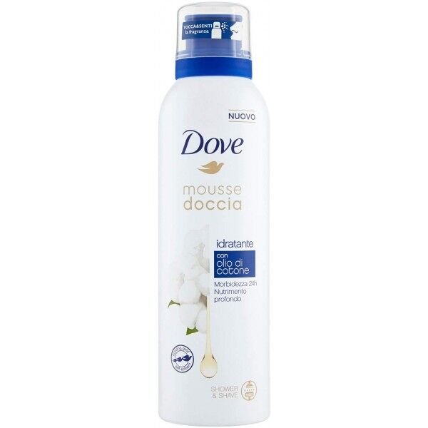 antica farmacia orlandi dove mousse doccia 200ml.olio di cotone