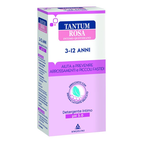 angelini (a.c.r.a.f.) spa tantum rosa intimo 3-12 anni 200ml