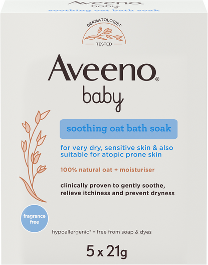 johnson & johnson aveeno baby colloidal 5x21g