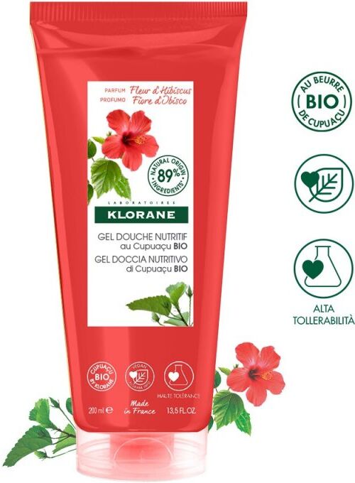 gel doccia fiore di ibisco klorane 200ml