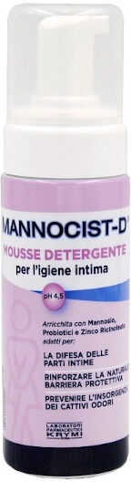 polifarma benessere mannocist-d mousse detergente antibatterico 150ml