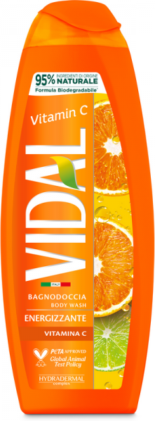 antica farmacia orlandi vidal bagnoschiuma energizzante 500ml.vitamina c