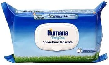 humana italia spa humana baby salviette 72 pezzi